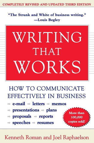 Writing That Works, 3rd Edition