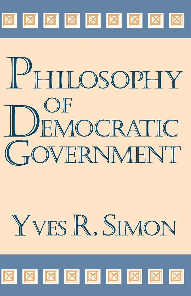 Philosophy of Democratic Government