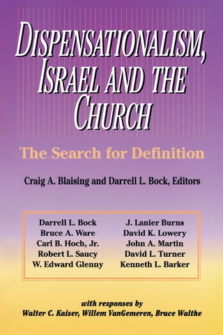 Dispensationalism, Israel and the Church