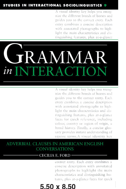 Grammar in Interaction