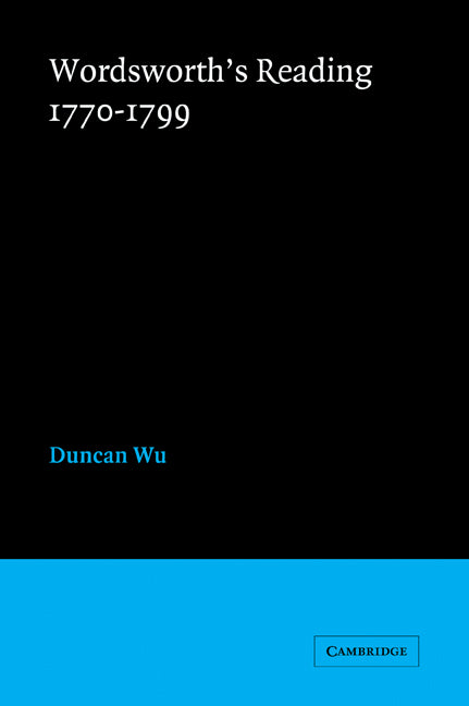 Wordsworth's Reading 1770 1799