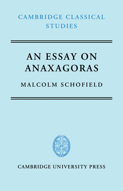 An Essay on Anaxagoras