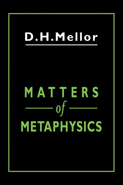 Matters of Metaphysics