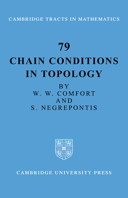 Chain Conditions in Topology
