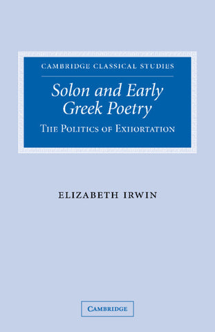 Solon and Early Greek Poetry