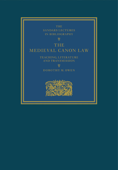 The Medieval Canon Law