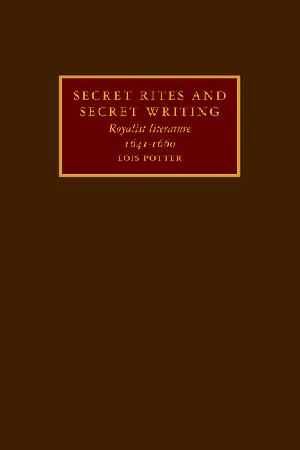 Secret Rites and Secret Writing