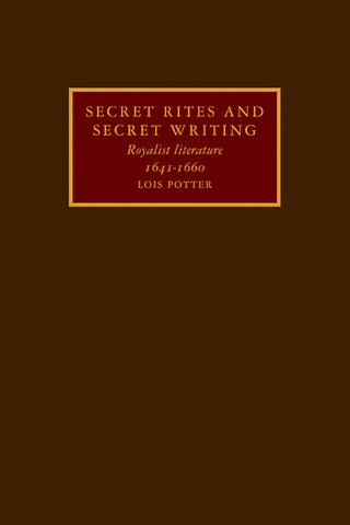 Secret Rites and Secret Writing