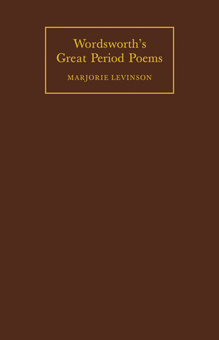 Wordsworth's Great Period Poems