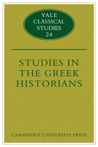 Studies in the Greek Historians