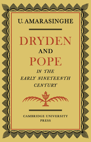 Dryden and Pope in the Early Nineteenth-Century
