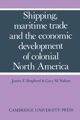 Shipping, Maritime Trade, and the Economic Development of Colonial North America