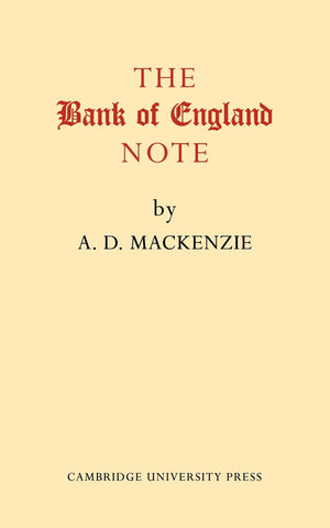 The Bank of England Note