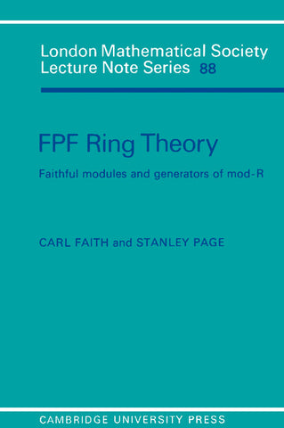 Fpf Ring Theory