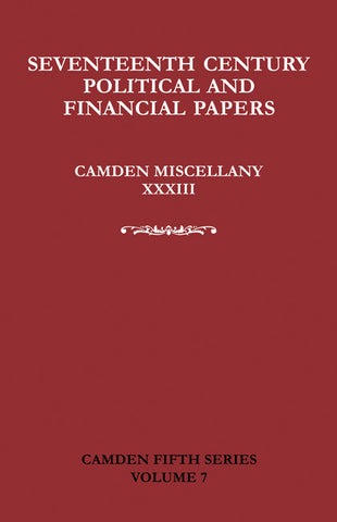 Seventeenth-Century Parliamentary and Financial Papers