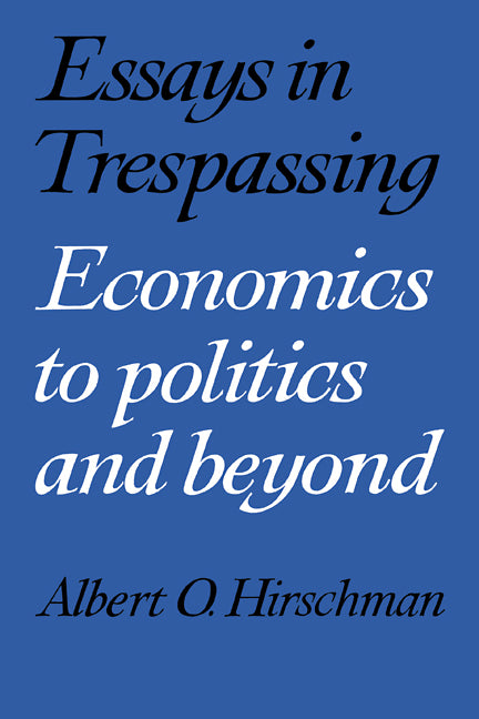 Essays in Trespassing