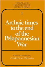 Archaic Times to the End of the Peloponnesian War