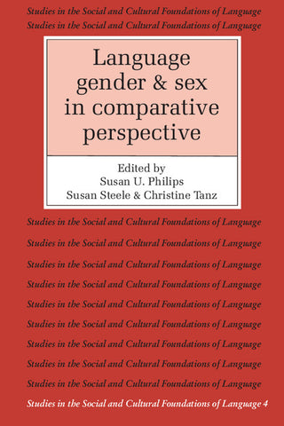 Language, Gender, and Sex in Comparative Perspective