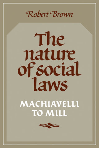 The Nature of Social Laws