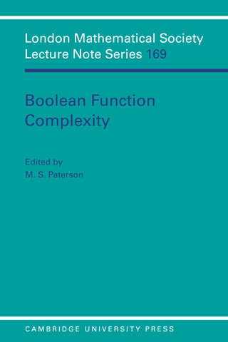 Boolean Function Complexity