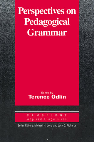 Perspectives on Pedagogical Grammar
