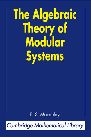 The Algebraic Theory of Modular Systems