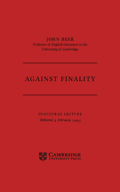 Against Finality