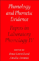 Phonology and Phonetic Evidence