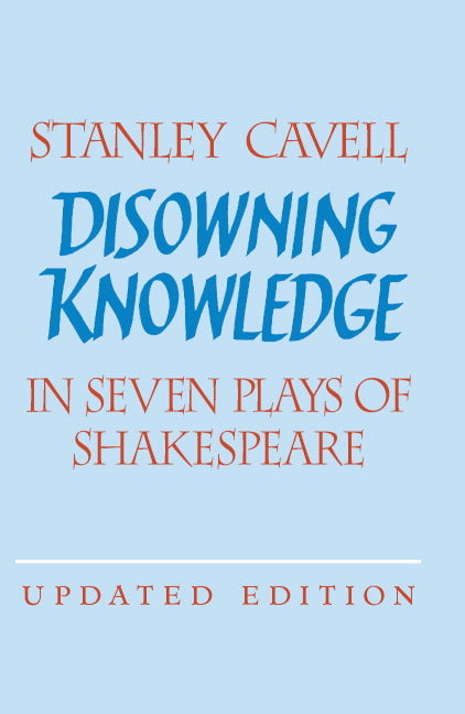 Disowning Knowledge