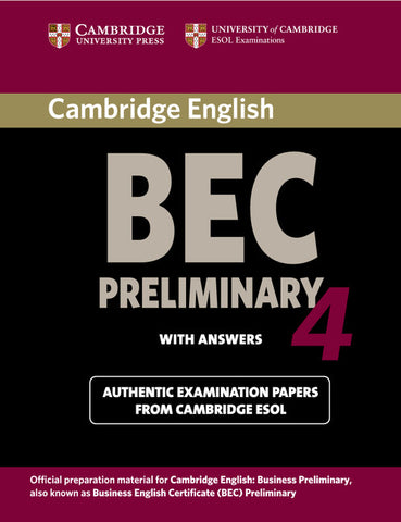 Cambridge BEC 4 Preliminary
