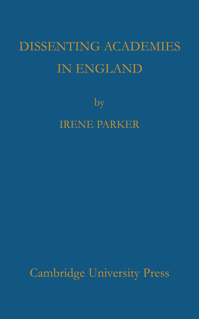 Dissenting Academies in England