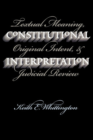 Constitutional Interpretation (PB)