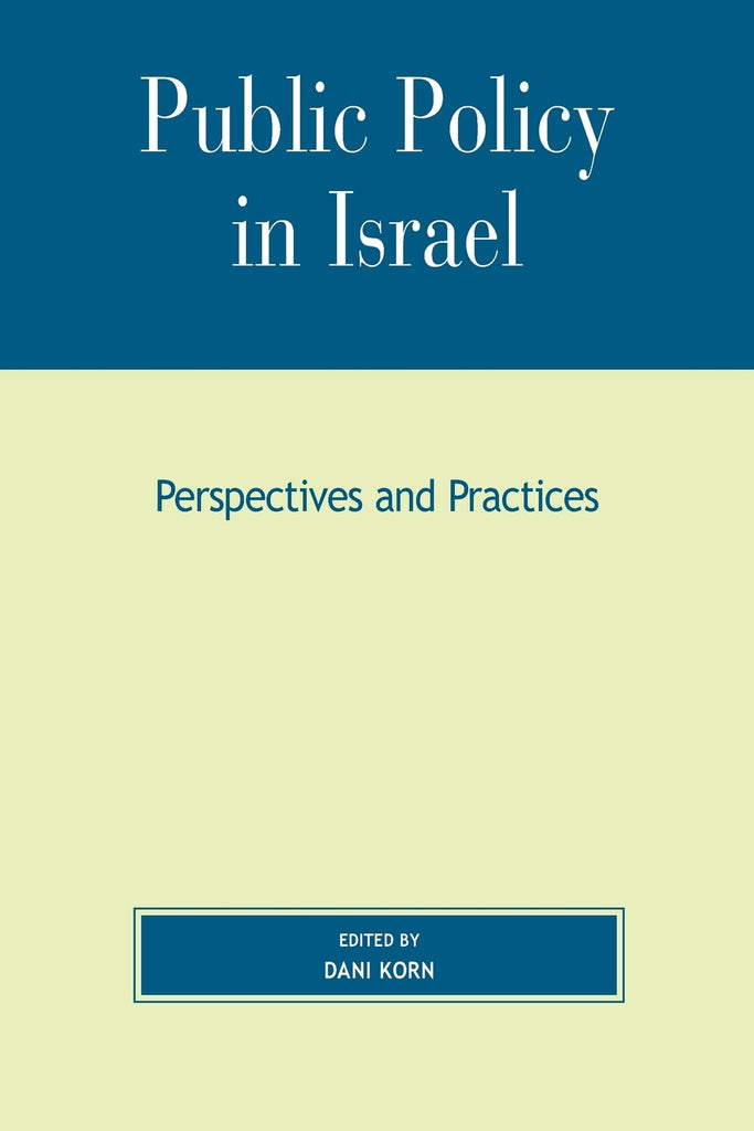 Public Policy in Israel