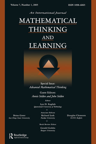 Advanced Mathematical Thinking