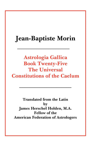 Astrologia Gallica Book 25