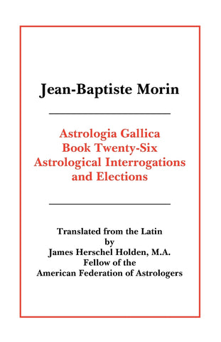 Astrologia Gallica Book 26