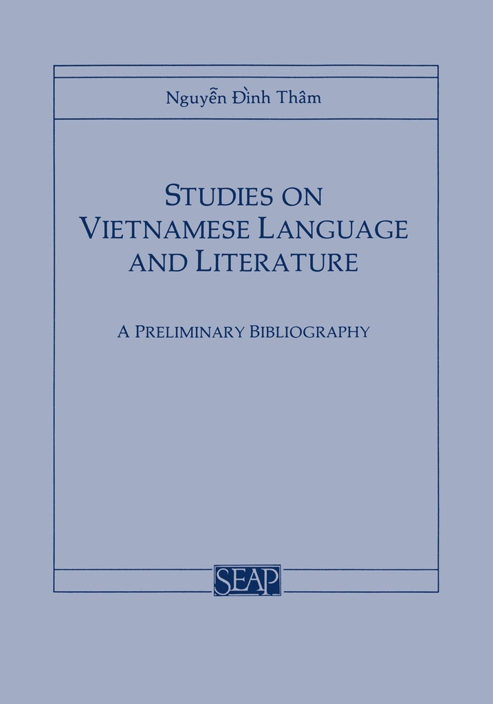 Studies on Vietnamese Language and Literature