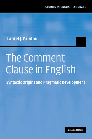 The Comment Clause in English