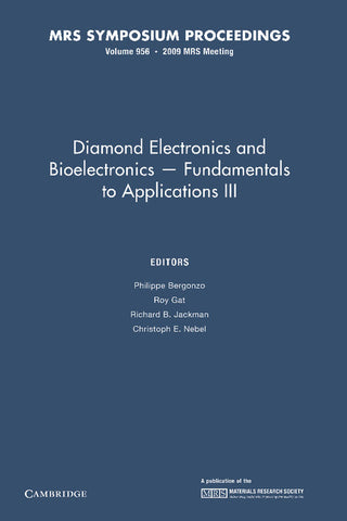 Diamond Electronics and Bioelectronics - Fundamentals to Applications III
