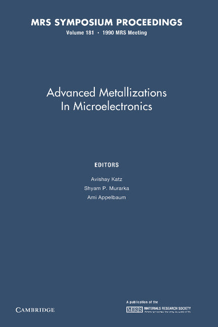 Advanced Metallizations in Microelectronics