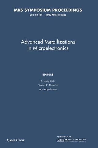 Advanced Metallizations in Microelectronics