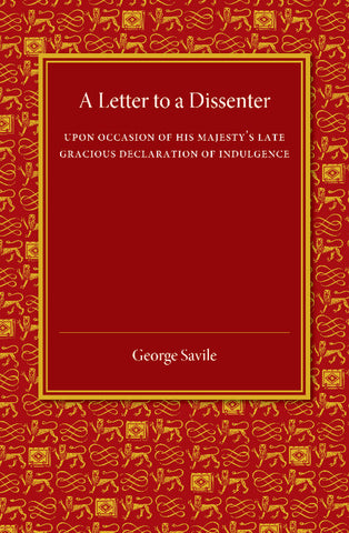 Letter to a Dissenter