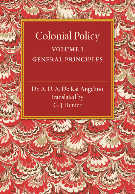 Colonial Policy