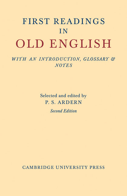 First Readings in Old English
