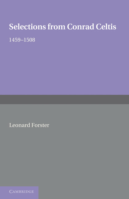 Selections from Conrad Celtis