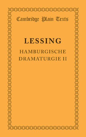Hamburgische Dramaturgie II