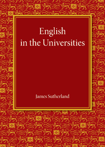 English in the Universities