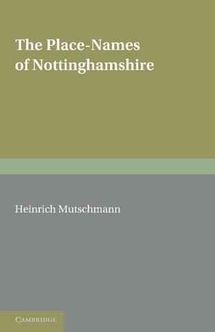The Place-Names of Nottinghamshire