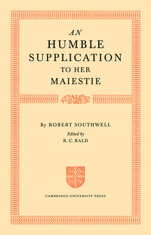 An Humble Supplication to Her Maiestie