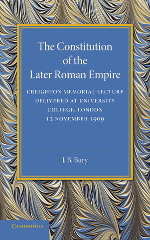 The Constitution of the Later Roman Empire
